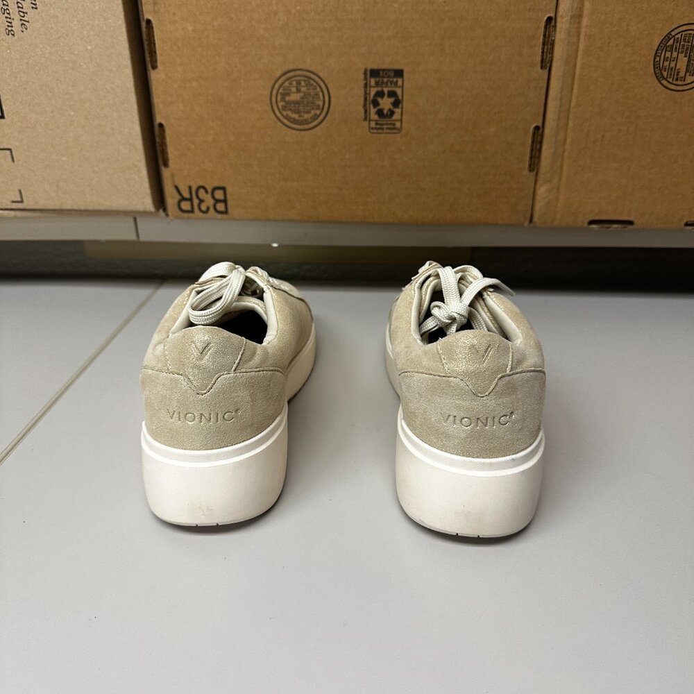 Vionic Women's Kearney Sneakers in Metallic Gold, 11 - Picture 5 of 7